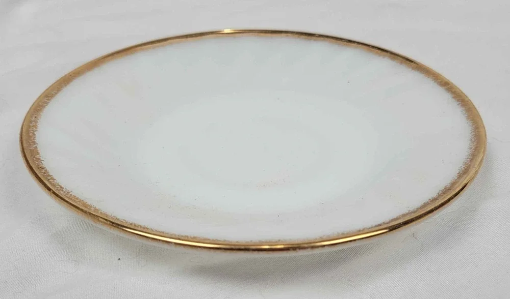 Vintage Oven Fire-King Ware White Porcelain Plate